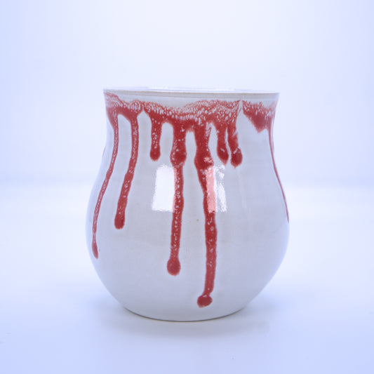 "Nitsch" Ceramic Mug (red)